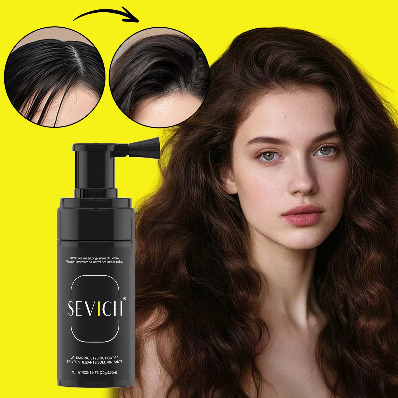 Custom Your Brand Barbershop Hair Style Product Instant Matt Hair Volumizing Texture Powder for Men