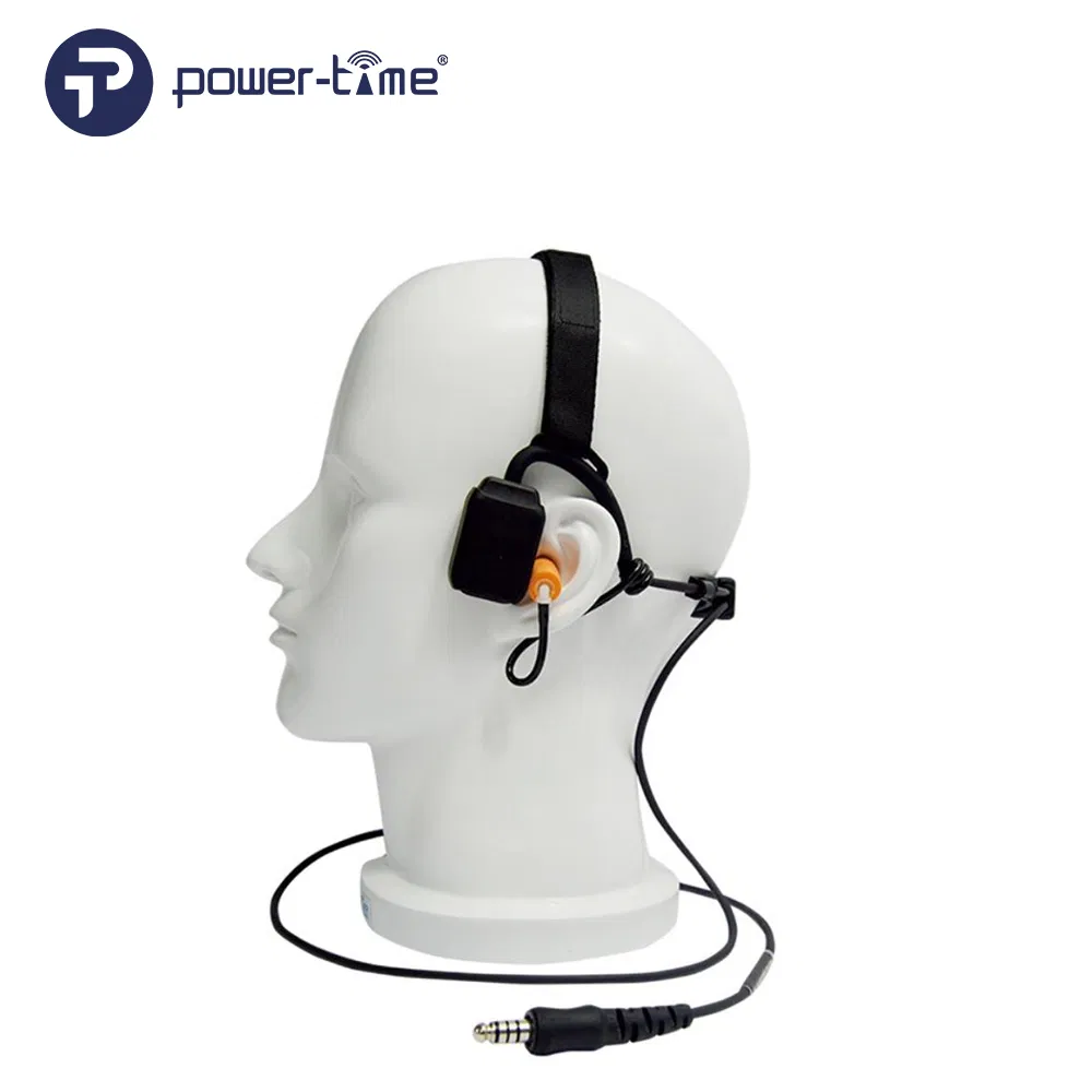 Helmet Communication Headset Bone Conduction Microphone Speaker for Walkie Talkie