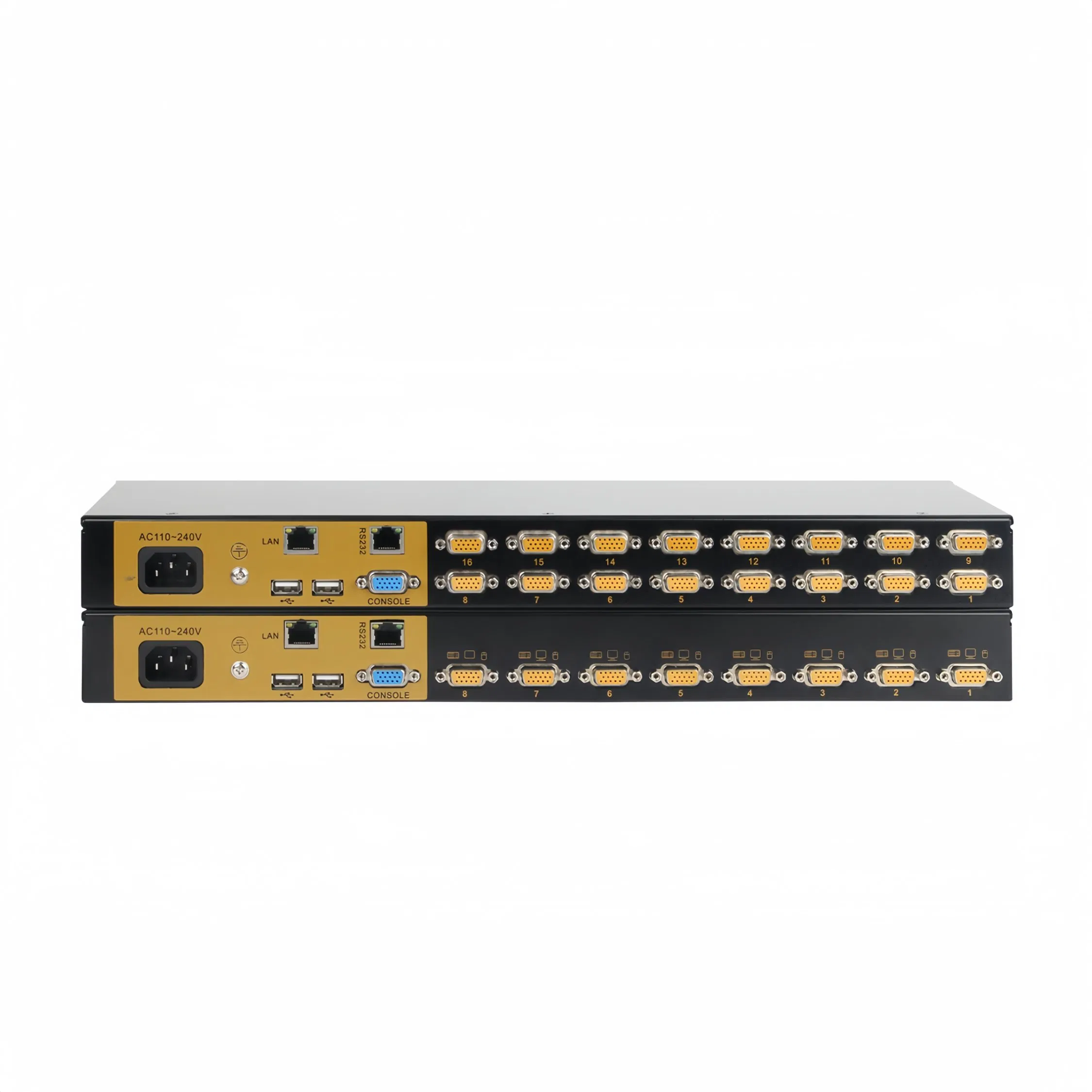 Коммутатор HDMI 4K 8 портов 1U для монтажа в стойку