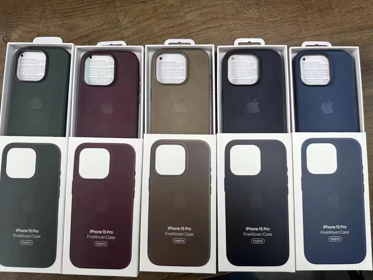 Magsafe PU with Pop up Window Phone Leather Case for IP15