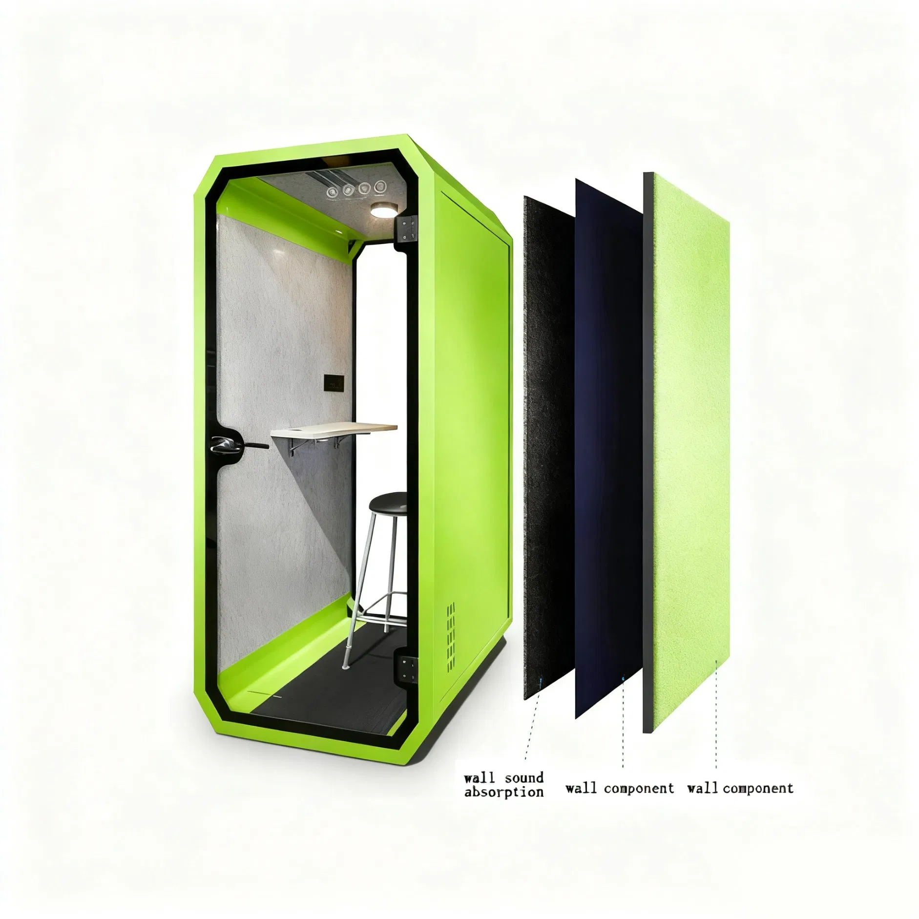 Fashion Portable Office Pod Soundproof Phone Booth