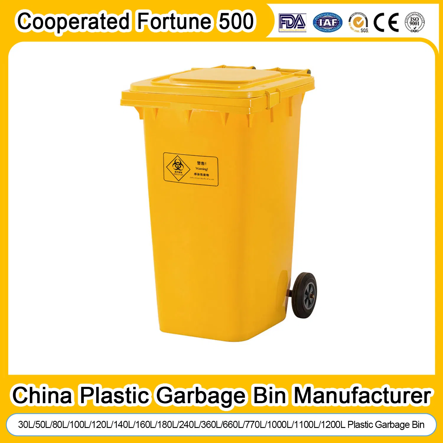 Outdoor Small Cheap Factory Price Mini Concise Style Trash Can Clear Handy Garbage Bin with Lid