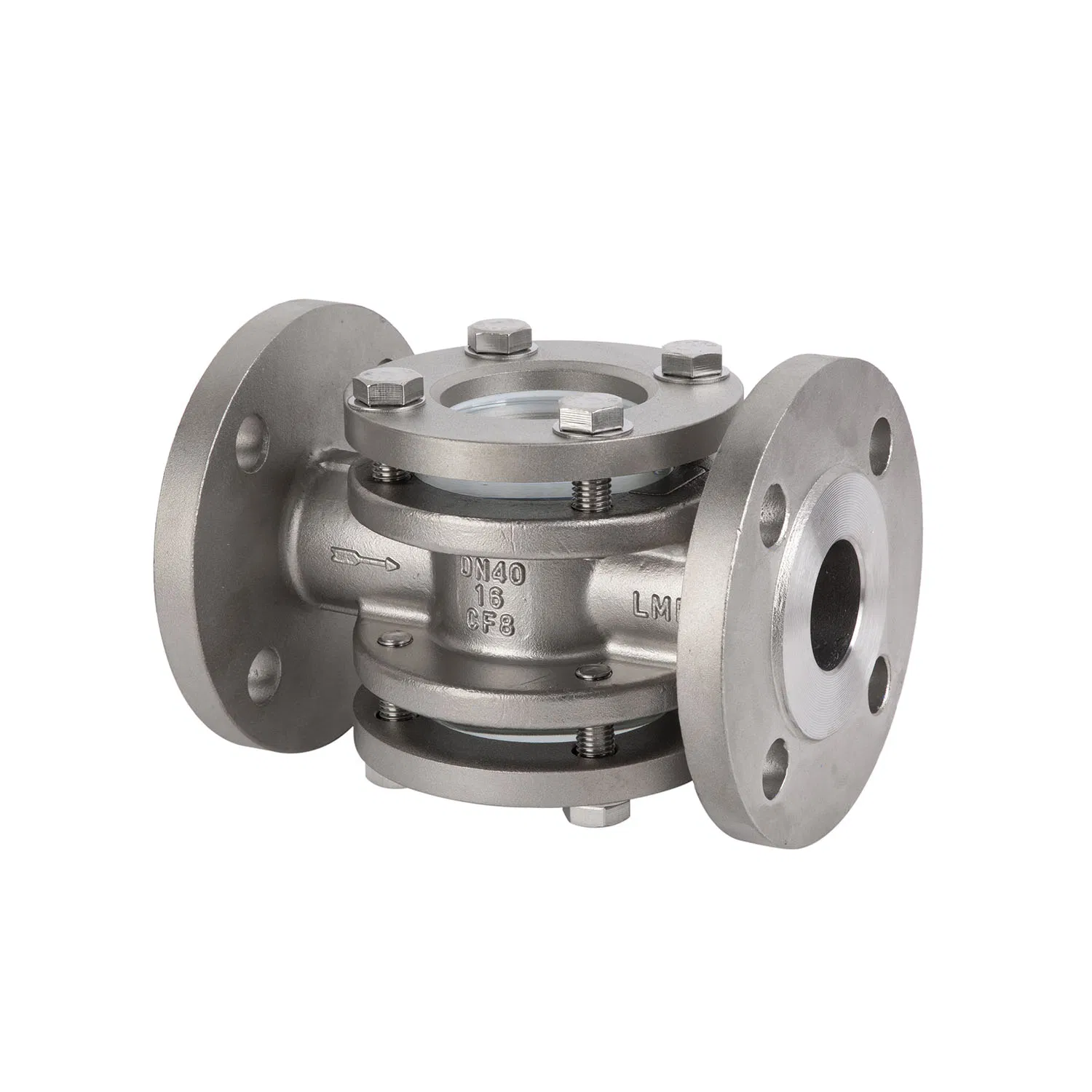 Premium Stainless Steel Flange Sight Glass for Pipe Applications