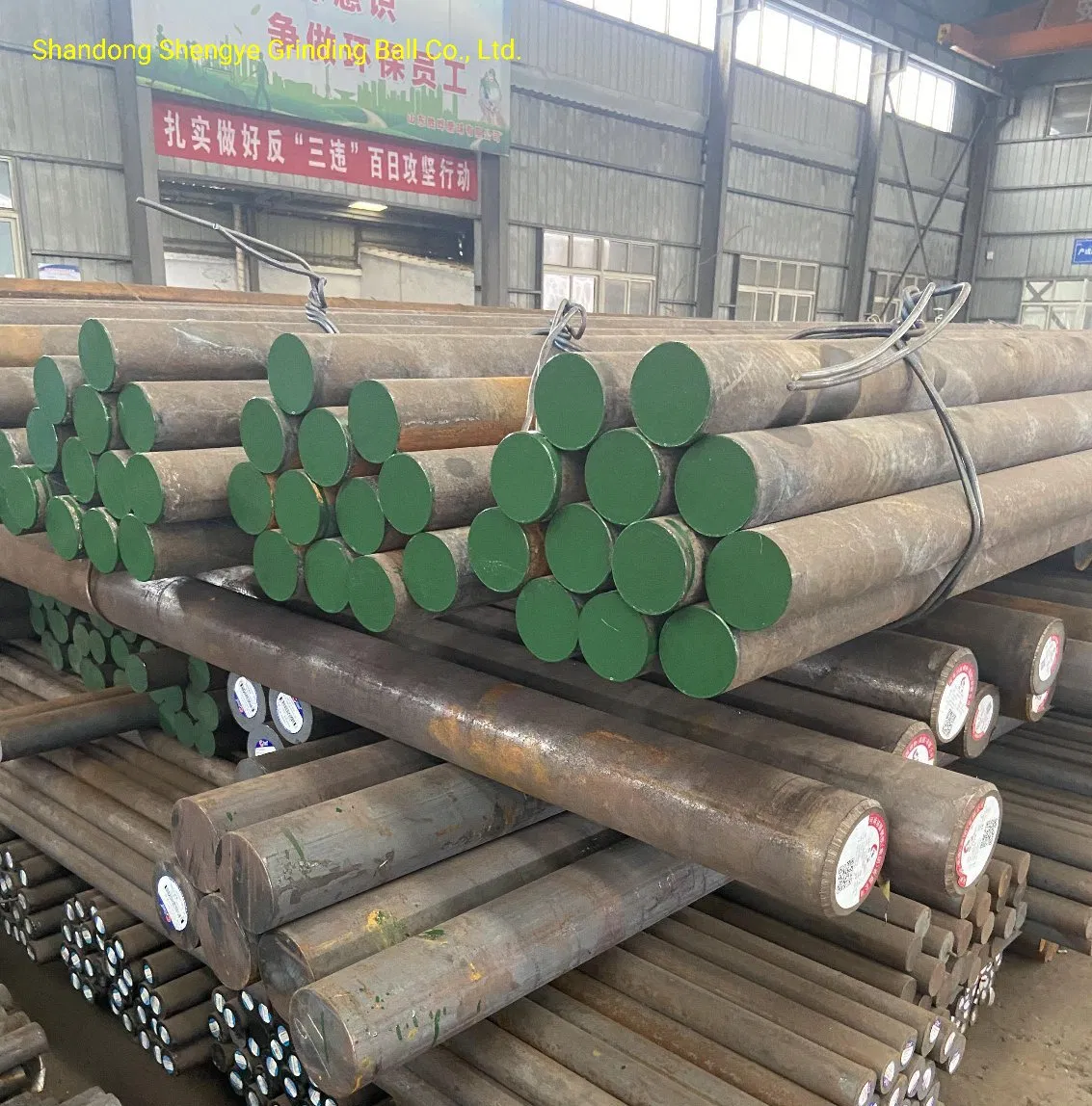 Высокопрочные стальные помольные стержни без деформации