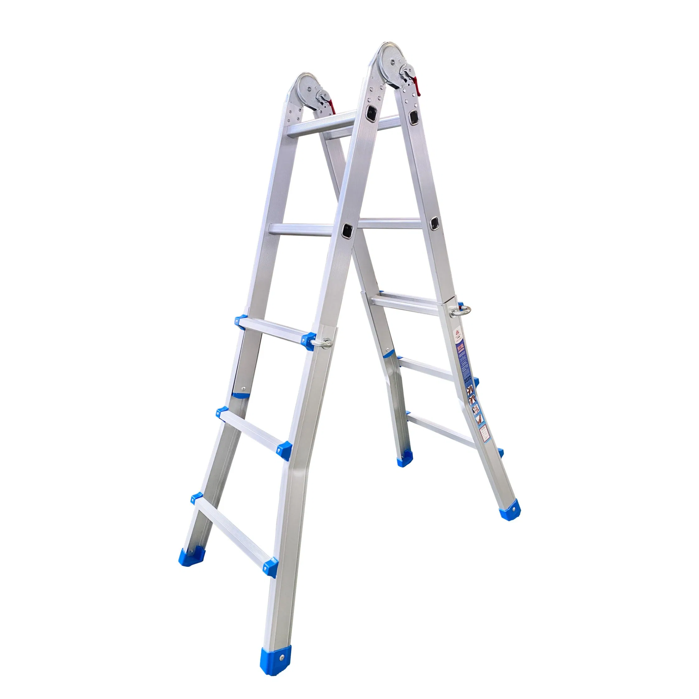 CE Certified Convertible Design Sturdy Frame Aluminum Alloy Compact Multi-Purpose Ladder with Low Price