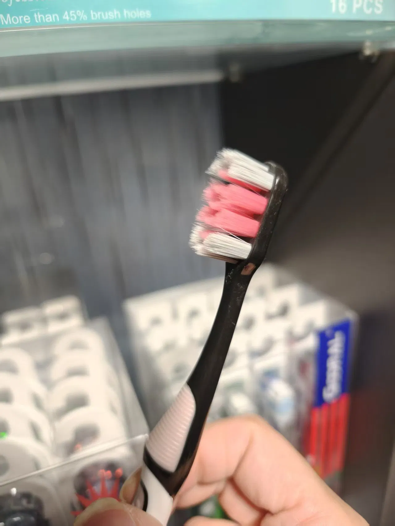 High-Quality Adult Toothbrush with Comfortable Soft Bristles Design