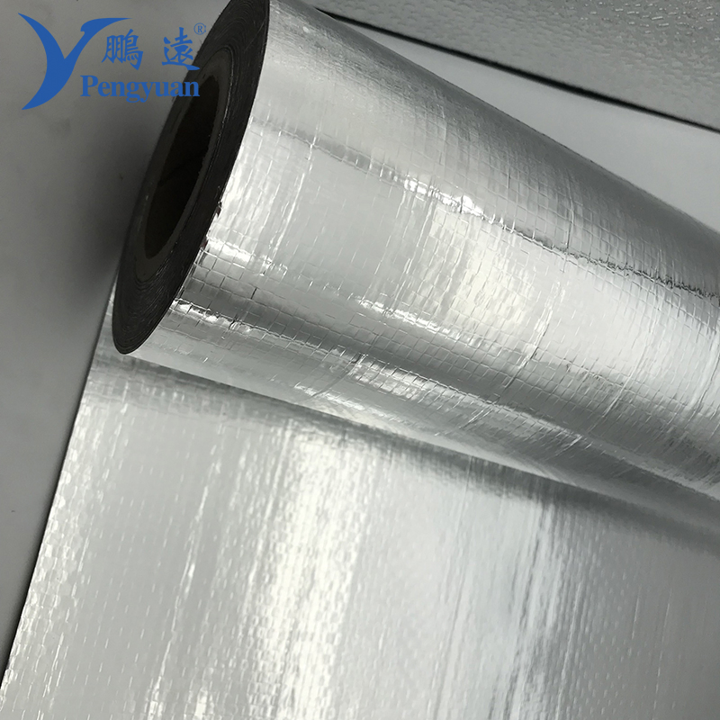 Perforation Aluminum Foil Backed Woven Cloth Roof Heat Insulation Material