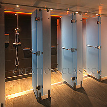Hot Selling Bathroom Glass Door Tempered Glass