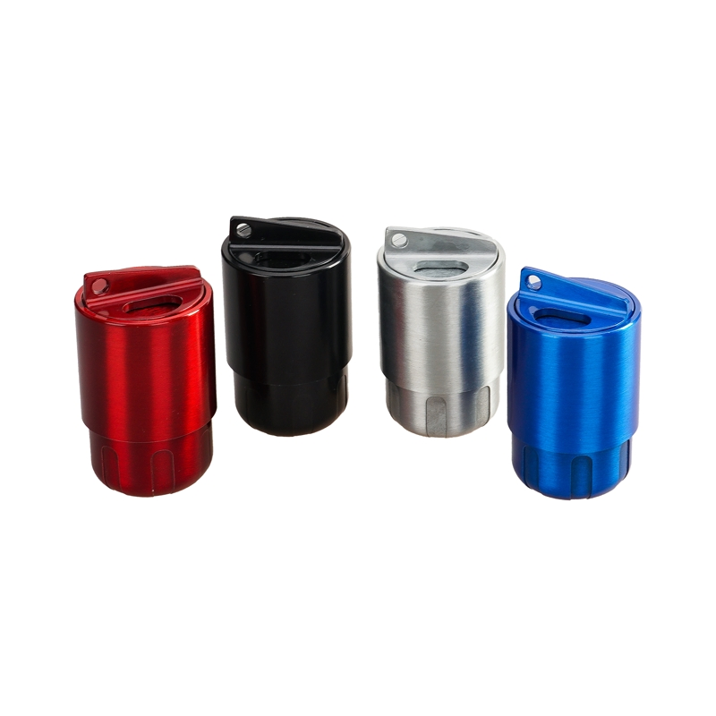 Car Trash Ashtray with Lid Mini Smoking Accessories Car Garbage Can Trash Multipurpose