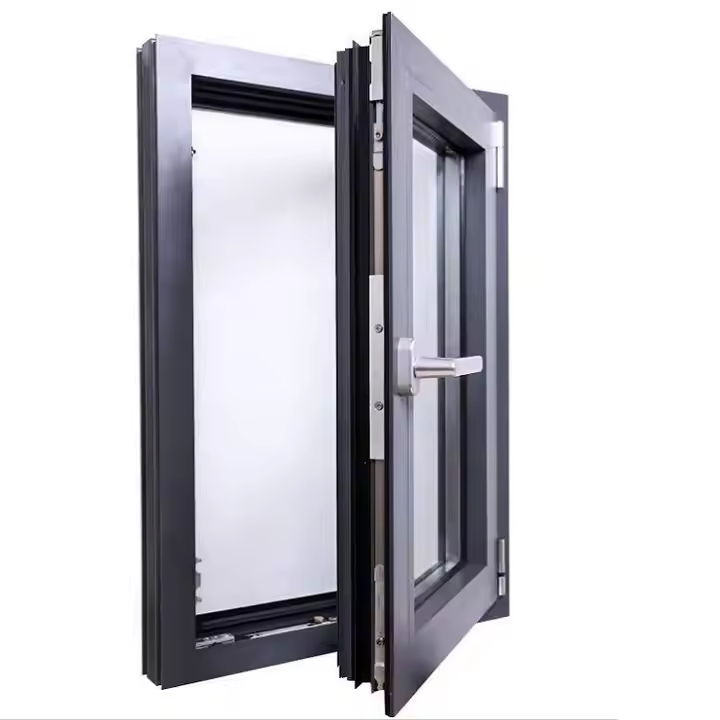 Modern Design Custom Impact Soundproof Aluminum Windows Windproof and Folding Screen Sliding Open Style for Villa