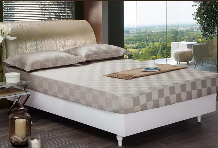 Nantong Factory Low Price Unique Hotel Using Cotton Bed Fitted Sheet