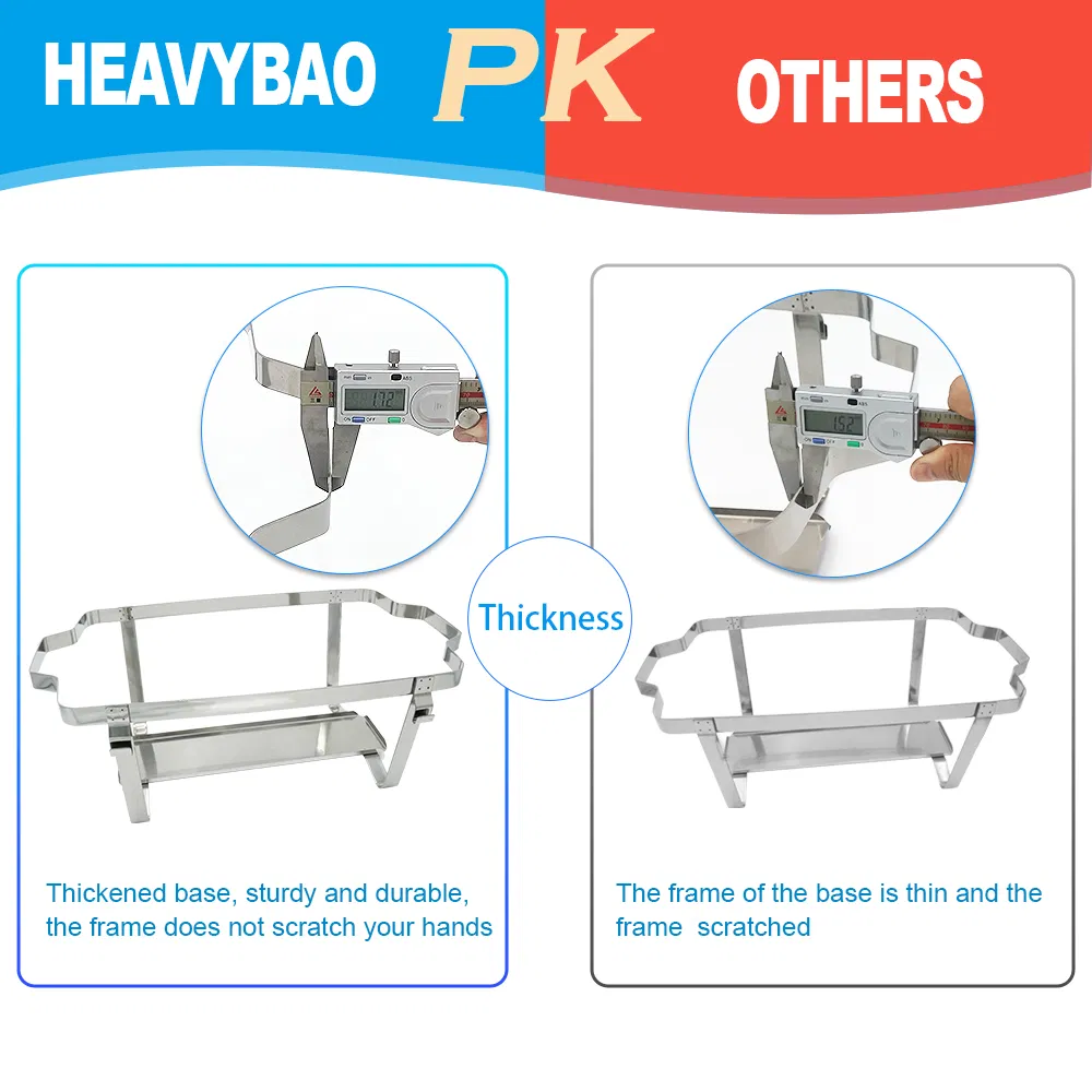 Heavybao Economy Food Warmer Stainless Steel Chafing Dish for Buffet