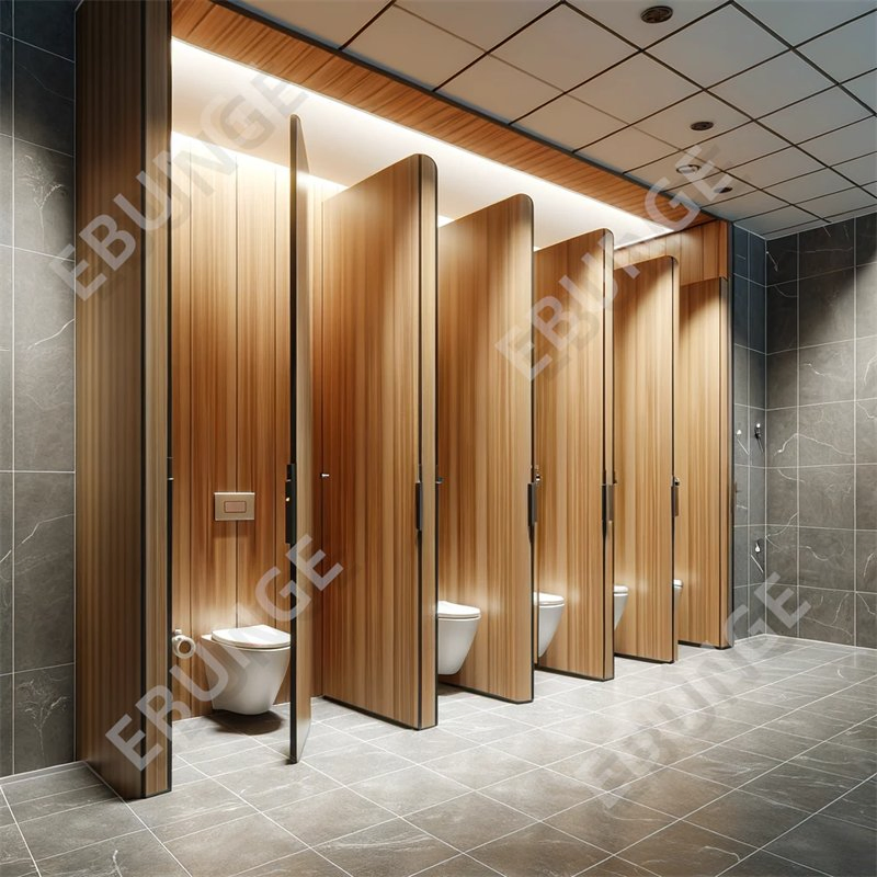 Waterproof Laminate Shower Toilet Cubicle Partition