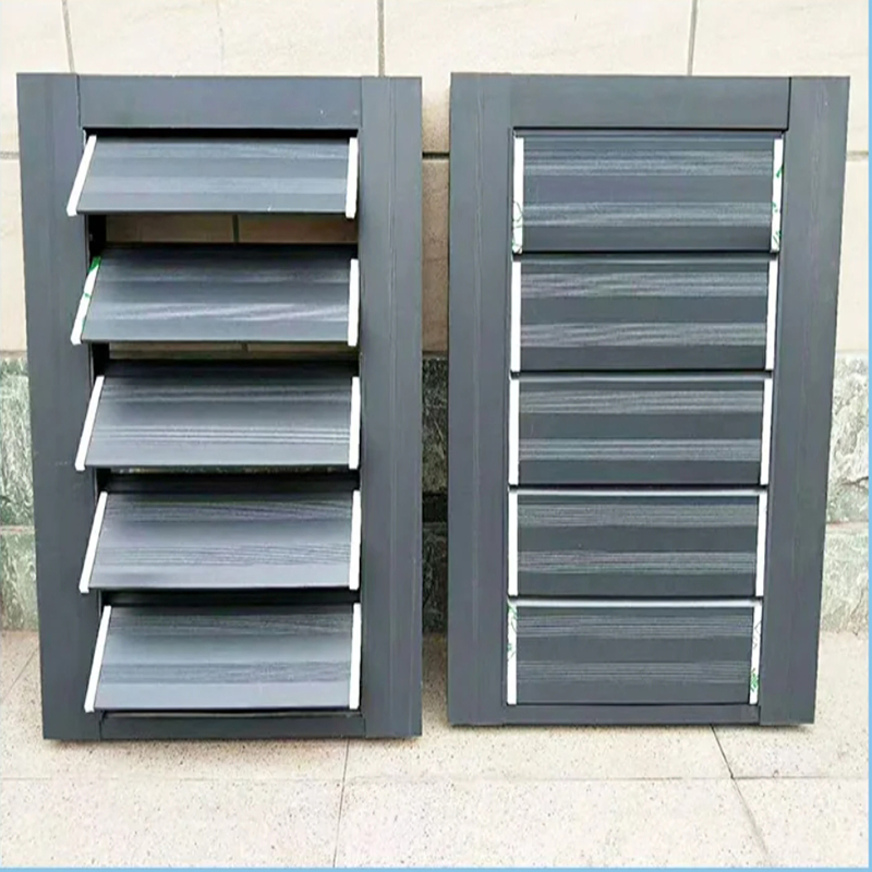 Adjustable Blade Casement Window Louvers Electric Louvered Pergola Extruded Aluminum Louvers