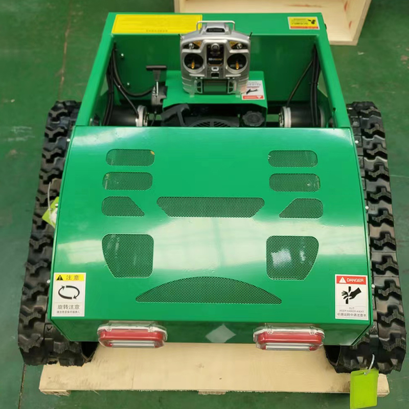 Lawn Mower Lawn Mower Price Gasoline Petrol Crawler Grass Cutting RC Robot