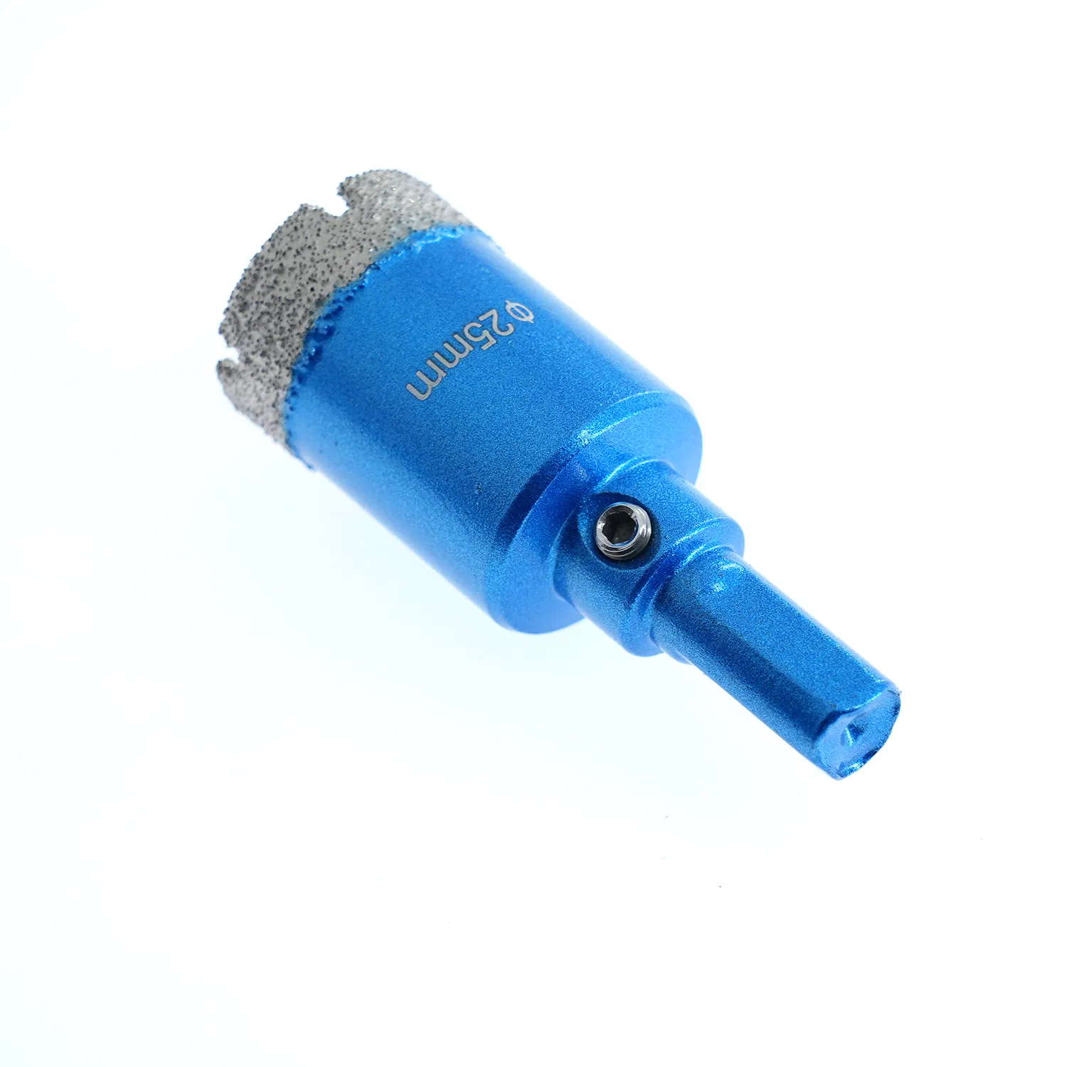 China Supplier Triangle Shank Vacuum Brazed Diamond Hole Saw with Pilot Center Drill Bit for Ceramic Tile Glass Core Drill Bit