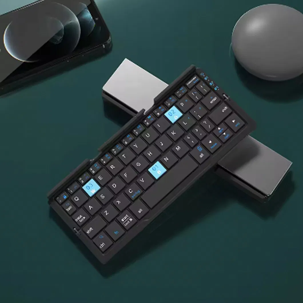 Мини складная беспроводная клавиатура Bluetooth