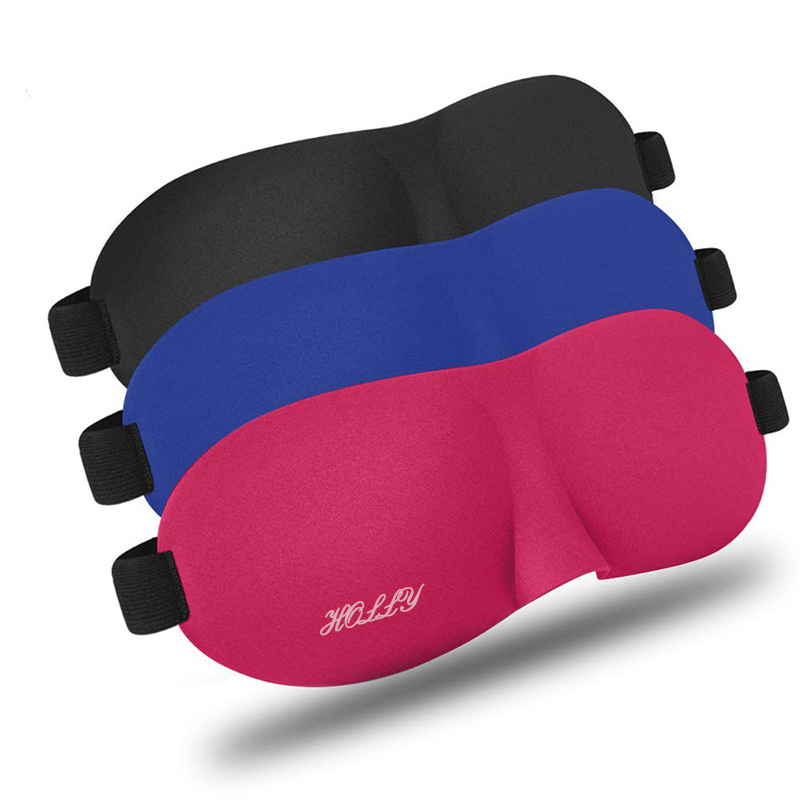 Wholesale Colorful Comfortable Custom Plush Travel 3D Sleep Eye Mask Manufacture