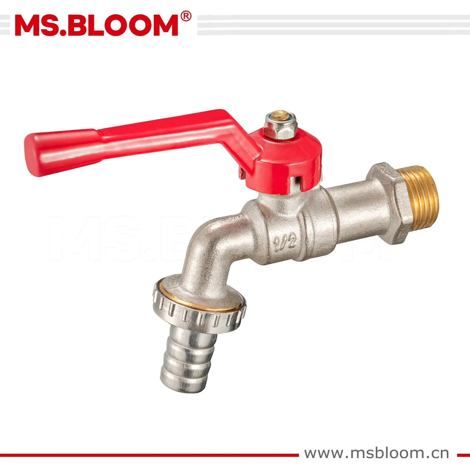 Смеситель для биде с никелированным рычагом