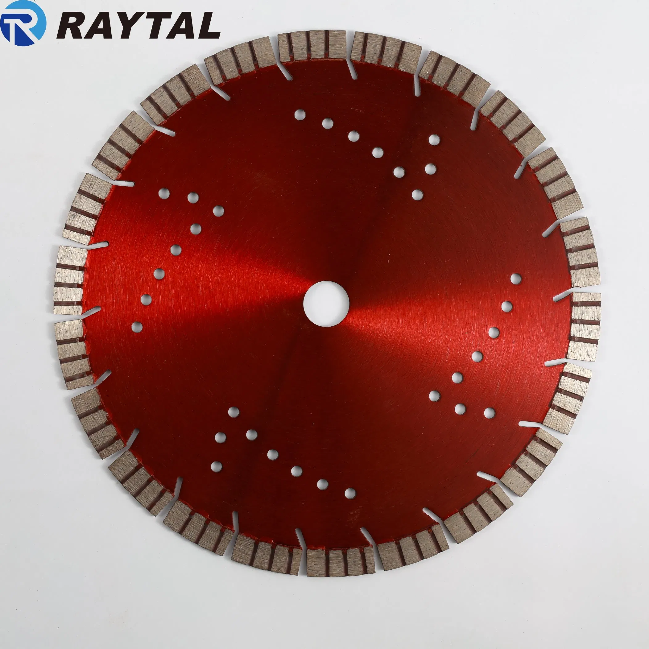 Raytal Segmented Turbo Cutting Disc Diamond Saw Blade, Hot Pressed Crafted, 4-14 in.