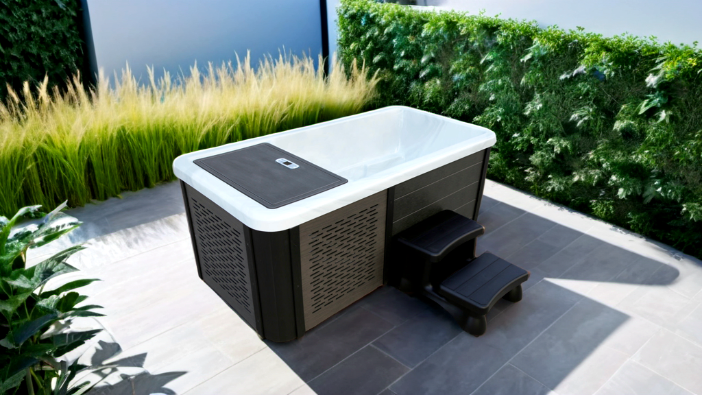 Большая ванна для ледяных ванн с чиллером и озонатором