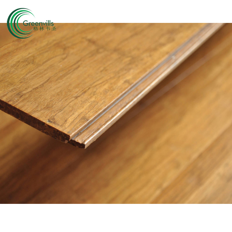 Бамбуковый паркет Click System, 14 мм, угольный