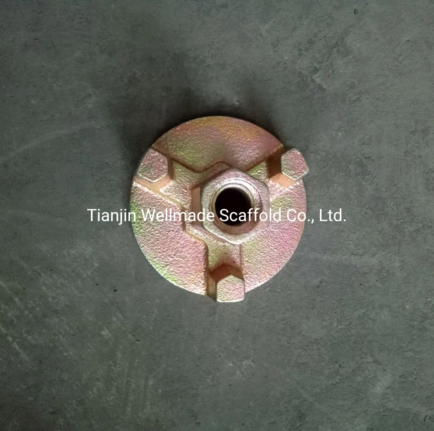 Formwork Accessories Cast Iron Tie Rod System Wing Anchor Nut with Plate