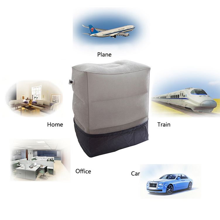 Luxury 2-in-1 Travel Pillow and Foot Rest Set
