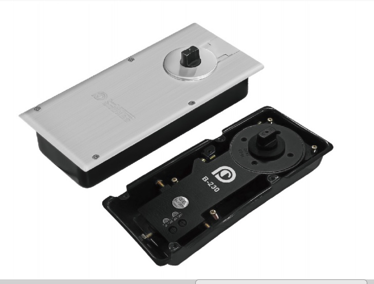 Auto Glass Door Hardware Accessories Floor Spring Hinge Loading 120kgs