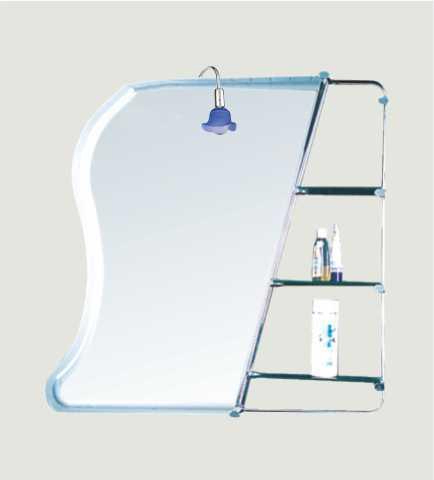 Smart Vanity Mirror with Glass Shelf Bathroom Mirror Furniture