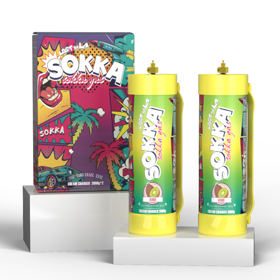 Sokka Nitrous Oxide Gas Cylinders N2o Nitrous Oxide Whipped Cream Whip Chargers