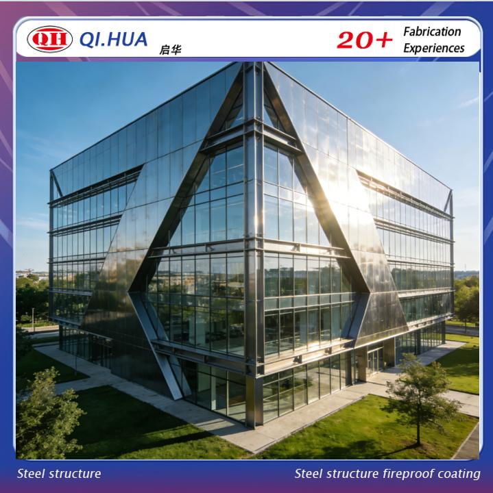Modular Prefabricated Multi-Storey Steel Frame Structure Hotel Apartment Offices Building