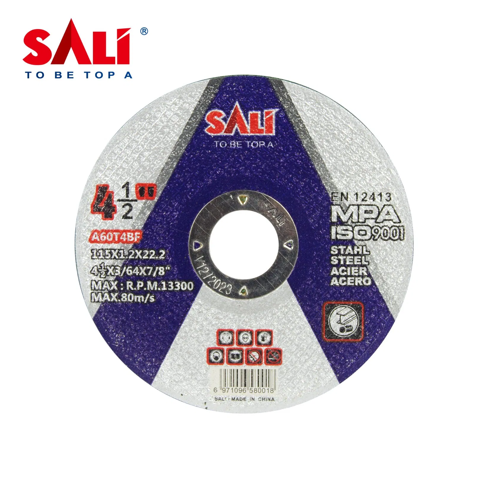 Sali 4.5inch 115*1.2*22mm Professonal Quality Metal Cutting Disc