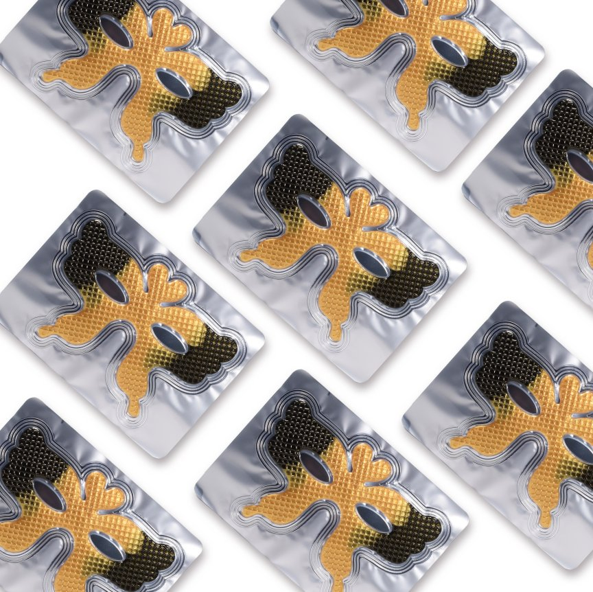 Organic Eyes Treatment Puffiness Anti Aging Removing Bags Gold Butterfly Eye Patch