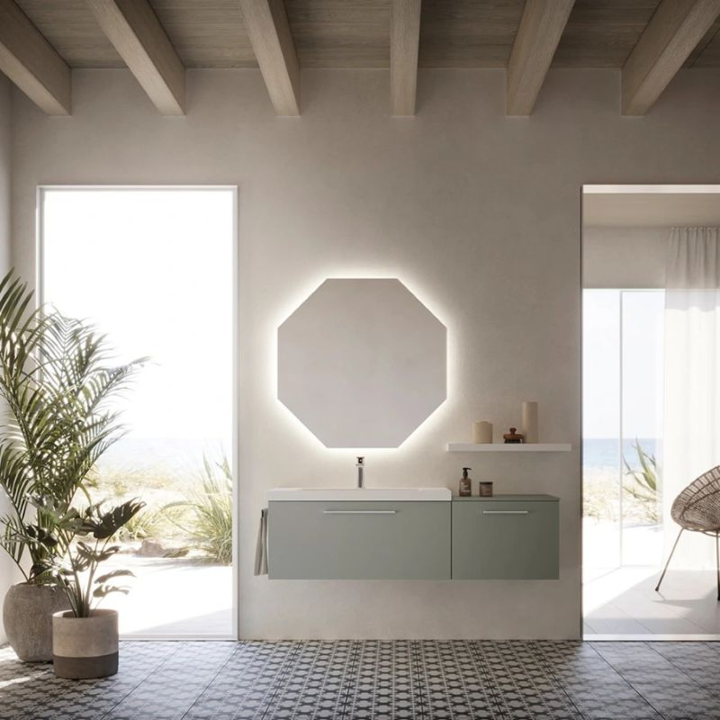 Modern LED Bathroom Mirror with Smart Features for Stylish Spaces