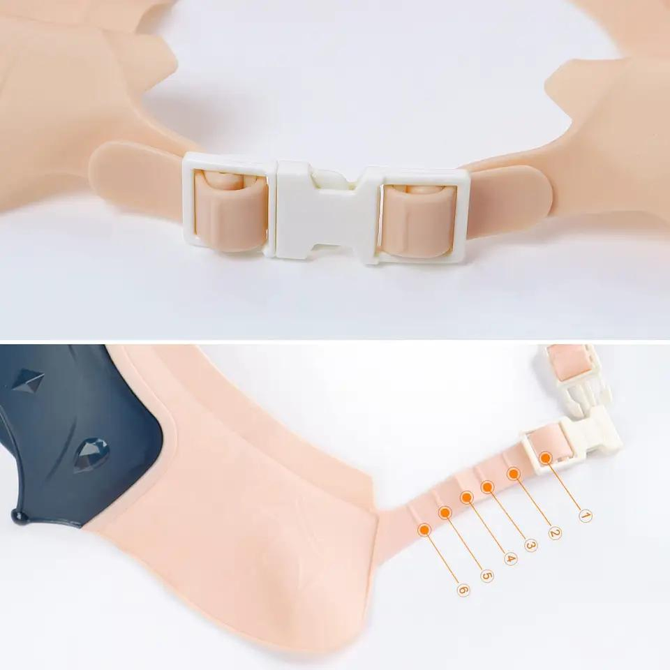 Baby Shower Waterproof Bathing Shampoo Protect Ears Head Hair Baby Bath Hats