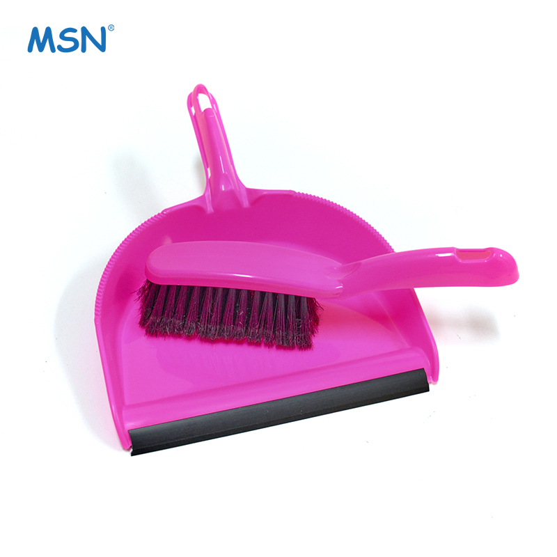 MSN Multi-Use Handhold Mini Dustpan with Broom Set for Home Kitchen Office Floor Desk Keyboard Pet Hair Cleaning