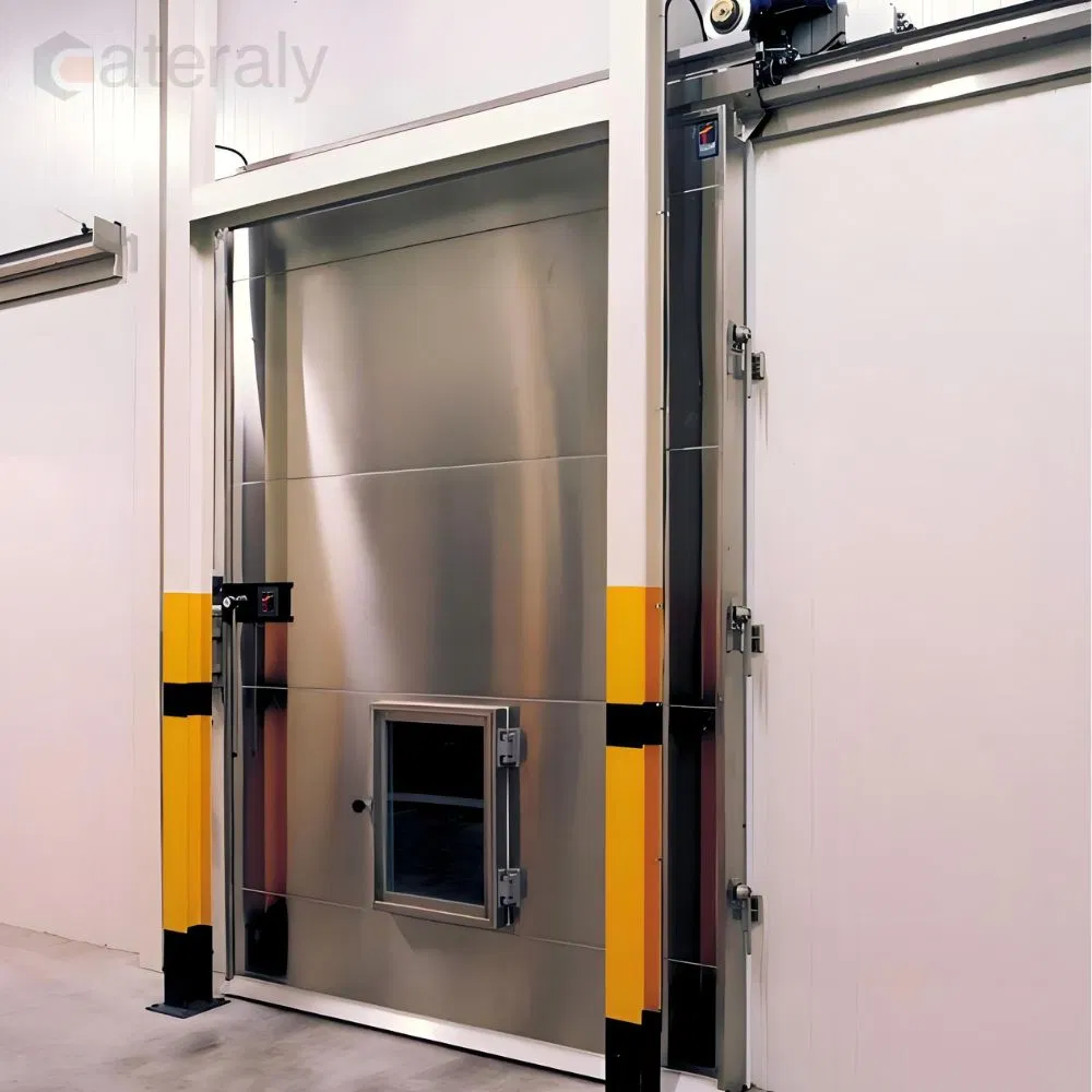 Automatic Sliding Cold Storage Door with High-Performance Design