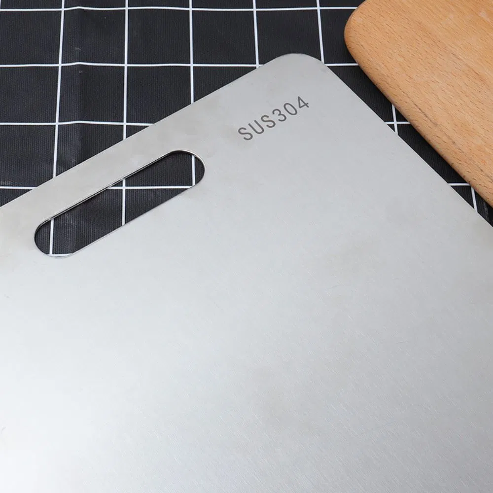Stainless Steel Fruit Cutting Board Heavy Duty Chopping Board Esg15774