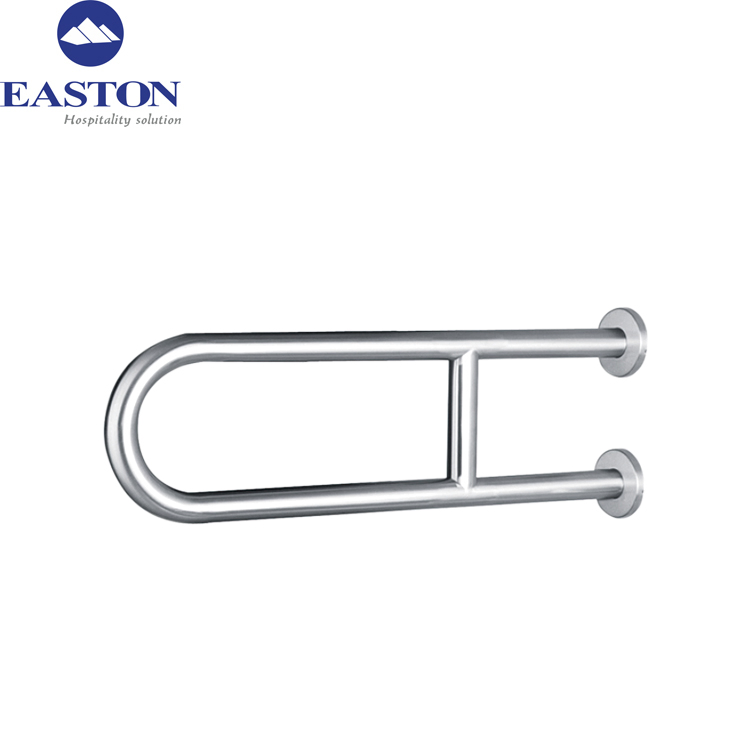 Stainless Steel Custom Bathroom Angled Grab Rail for Hotel