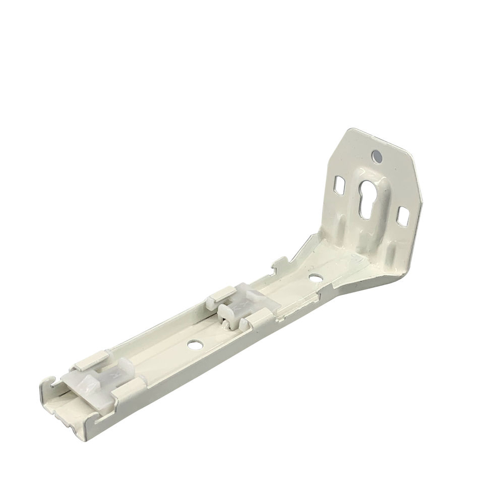 Safe Convenient Metal Two Layers Curtain Track Ceiling and Side Mounting Bracket
