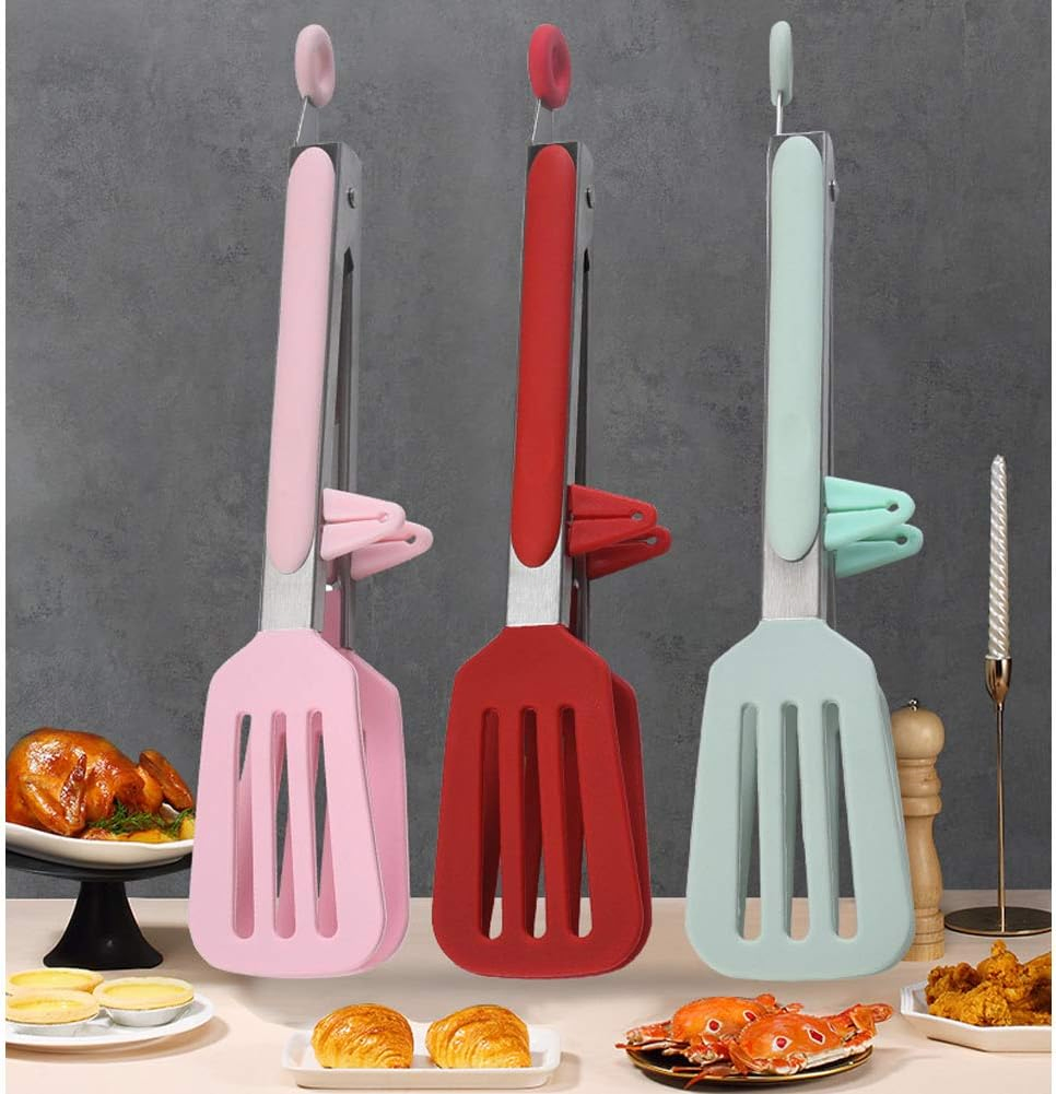 Heat Resistant Cooking Tong Stainless Steel and BPA Free