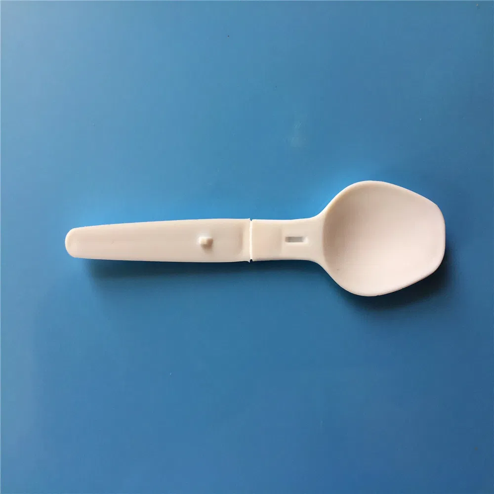 Manufacturer Hot Sale New Product 95X20mm Hard Plastic White Color Disposable Spoon for Yogurt