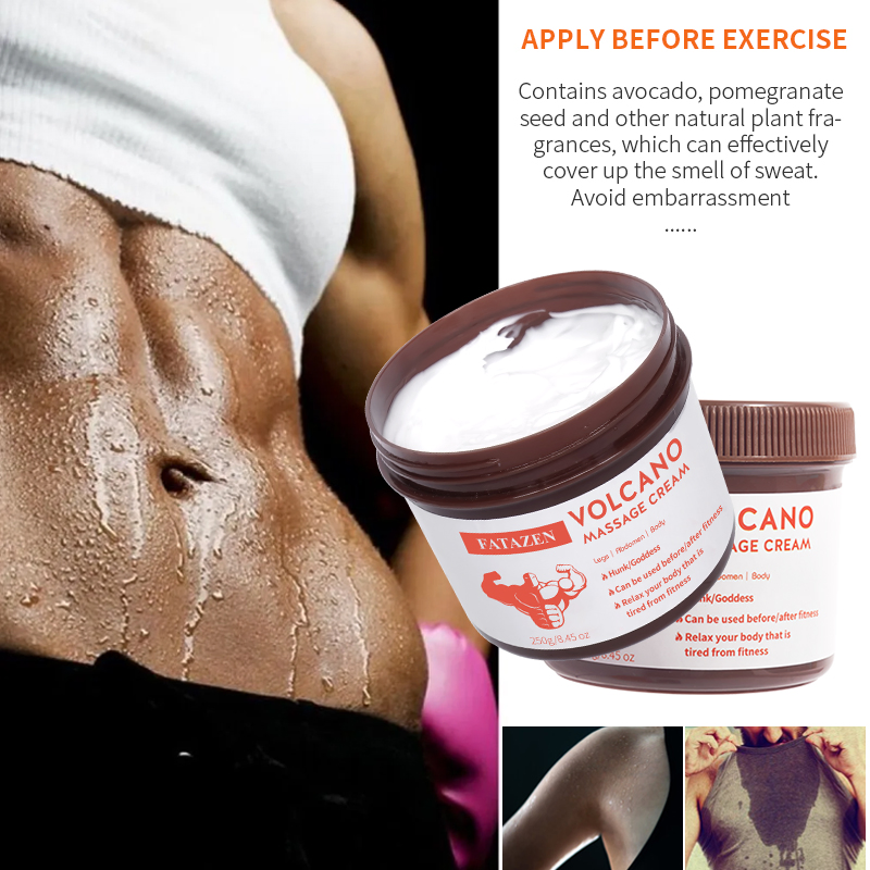 Weight Loss Slimming Muscle Contouring Abdominal Fitness Hot Sweat Eliminating Relaxed Skin Fat Burning Cream