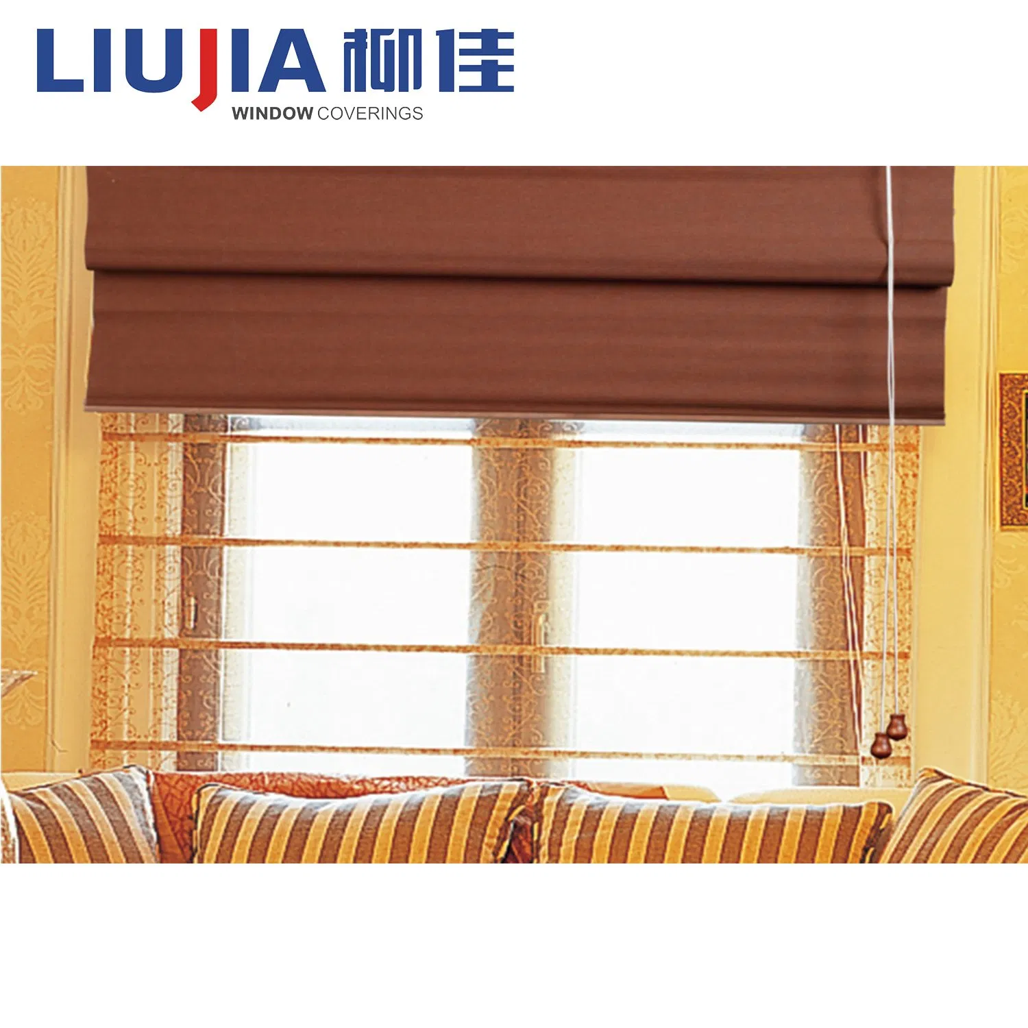 Ready-Made Finished Blackout Roman Blinds