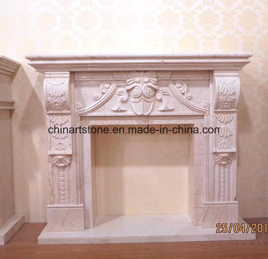 Marble Stone Fireplace