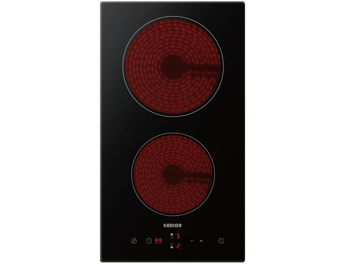 Build-in 4 Burner Ceramic Cooktop Ceramic Hob 6000W 9-Stage Power Setting Automatic Safety