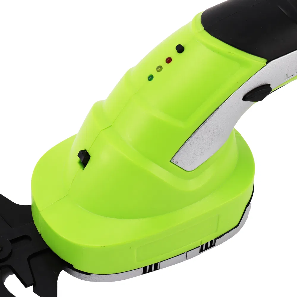 2-in-1cordless Grass Shears, 3.6V Handheld Electric Mini Hedge Trimmer 1100rpm Rass Trimmer Hedge Cutter Clippers