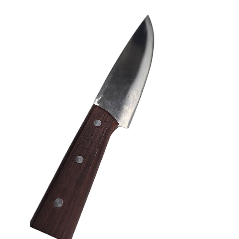 Премиальный кухонный нож 32 см, сталь, деревянная ручка