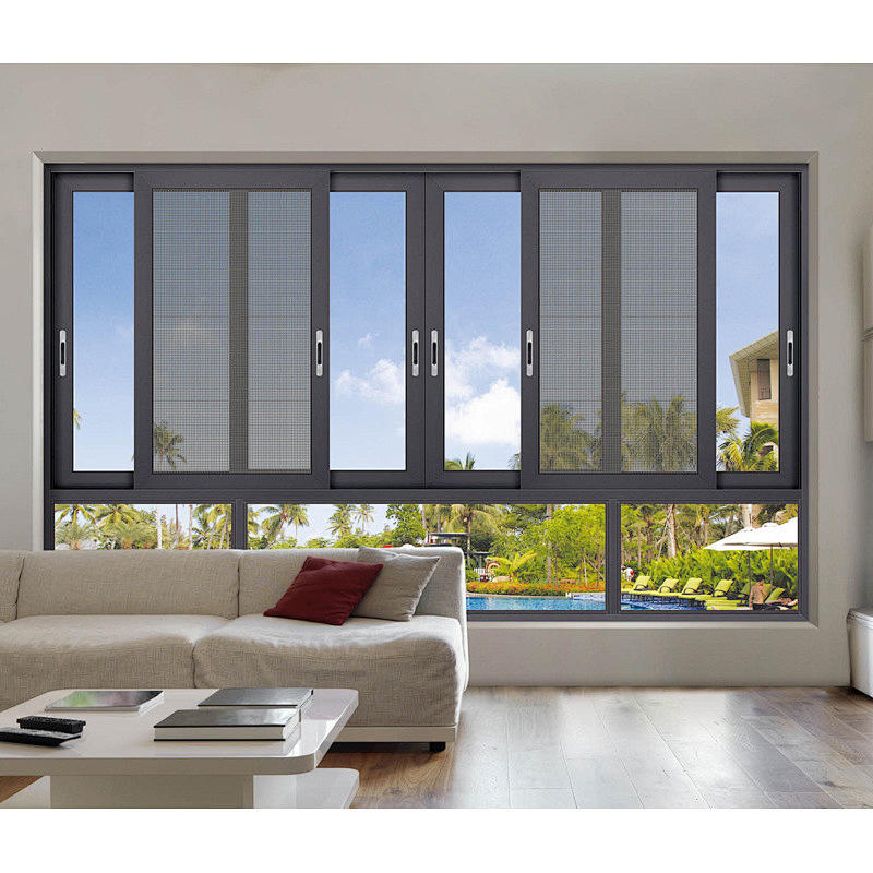 Certified German Sliding Double Glaze PVC UPVC Windows, Australian Standard